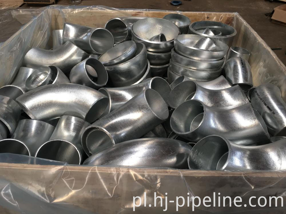 DN80 long radius galvanized pipe elbow